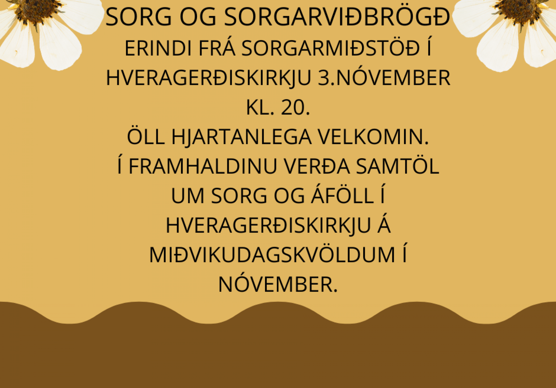 Erindi um sorg og sorgarviðbrögð